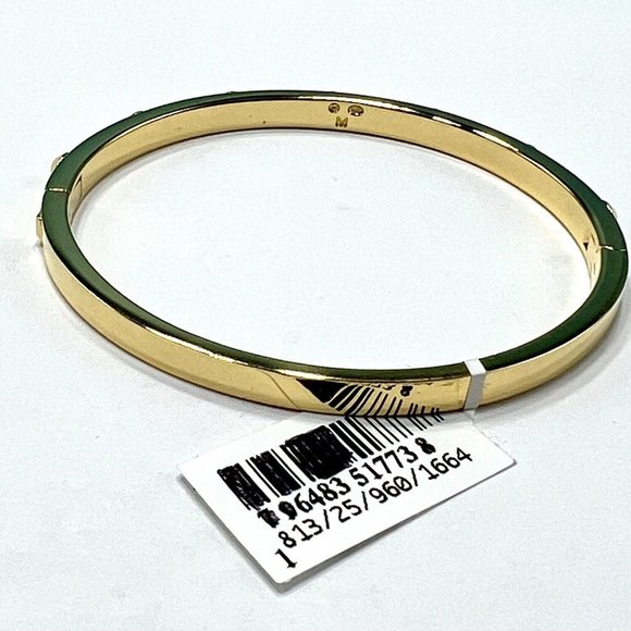 Michael Kors Womens Gold Over Sterling Silver Bangle Bracelet - Picture 1 of 4